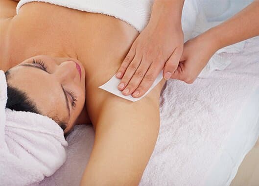 Depilación de la axila